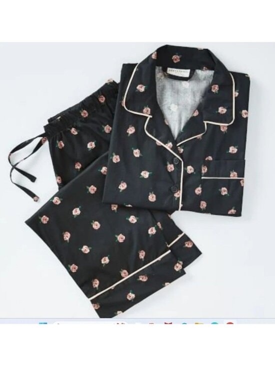 Pottery Barn Other - NWT Pottery Barn Teen Emily & Meritt Ditsy Floral Sateen Cotton Pajama Set Small